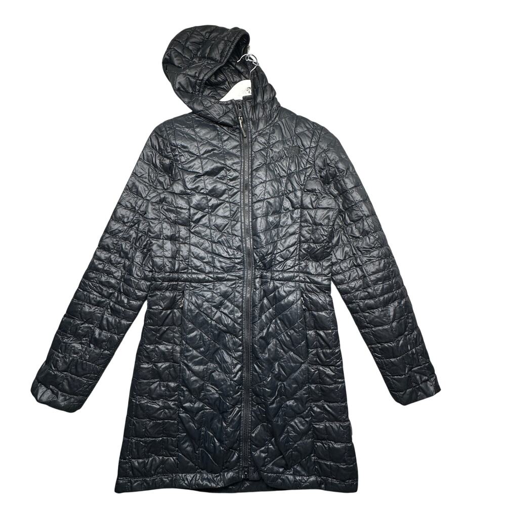 The North Face CXH8 Thermoball Hooded Parka Jacket Womens Small Black Puffer